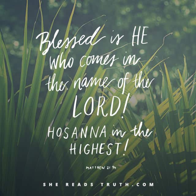 hosanna in the highest bible verse