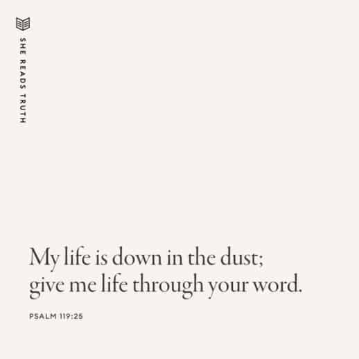 Give Me Life Through Your Word - She Reads Truth -She Reads Truth